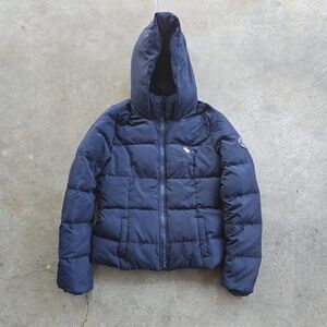Women’s Blue Jacket Vintage Abercrombie & Fitch Down Feather Puffer Coat Y2k L